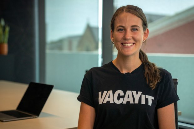 Hailey Brown has founded an audio storytelling travel platform VacayIt for people with low vision.