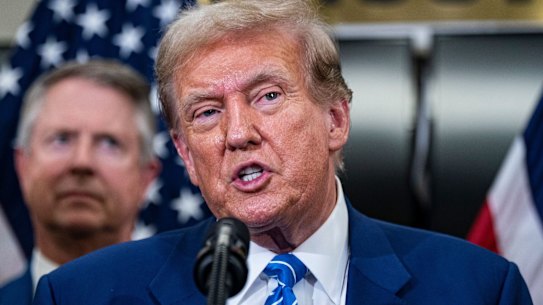 Donald Trump’s rise in the polls has boosted the stock price of his fledgling media company.