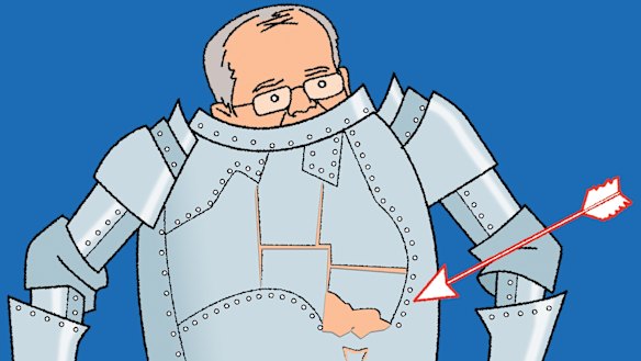 Jim Pavlidis illustration for Tony Walker Opinion article, Monday March 11, 2019