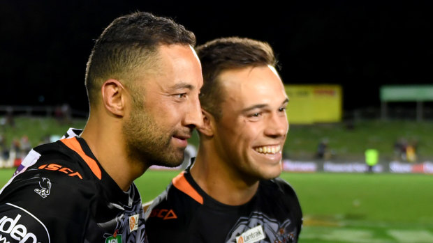 Wests Tigers’ legend Benji Marshall will be brought in to work with former teammate Luke Brooks.