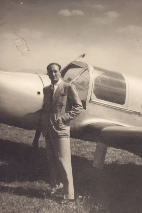 Angela Hamilton's father in 1941.