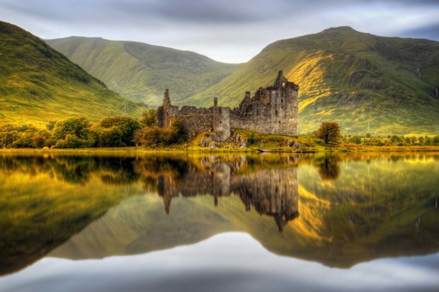 Kilchurn Castle in Loch Awe, Scotland