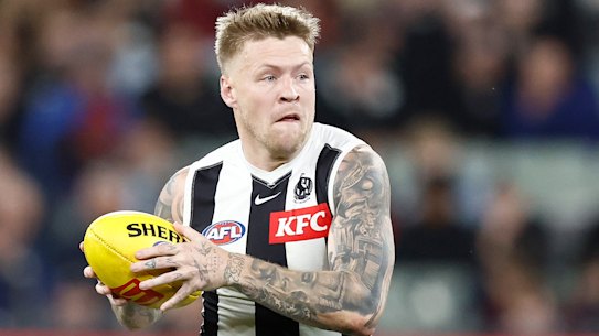 Collingwood’s Jordan De Goey.