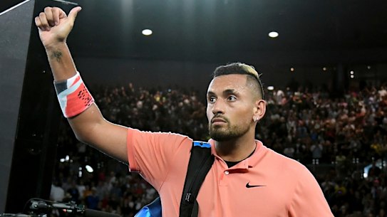 Nick Kyrgios enhanced his standing with his support for bushfire relief and performances at the Australian Open.