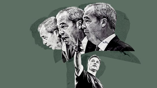 Elon Musk and Nigel Farage.