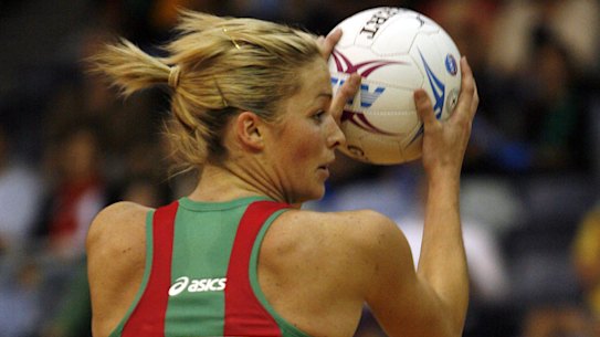 Julie Corletto - then Prendergast - in action for the Vixens in 2008.