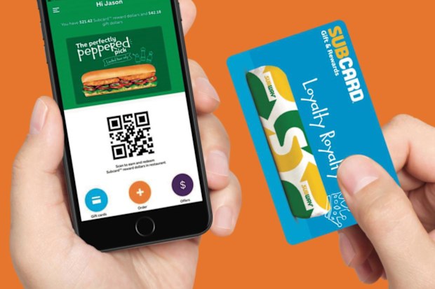 Subway's Subcard loyalty program