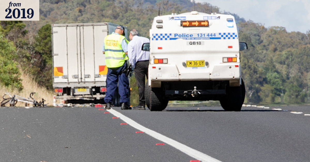 Truck driver charged over crash that killed Canberra cyclist