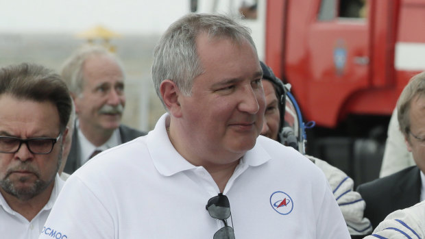Roscosmos state space corporation head Dmitry Rogozin.