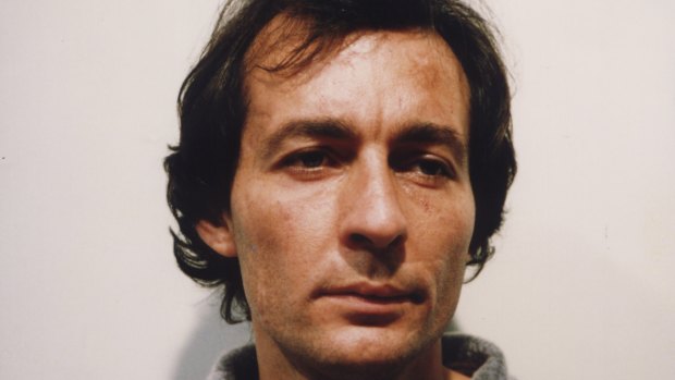 Police mugshot of murder victim Richard Mladenich, killed on May 16, 2000 in St Kilda's Esquire Hotel.