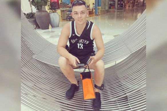 E-scooter rider Jayden Morton remains in hospital after a collision with a car on Monday.