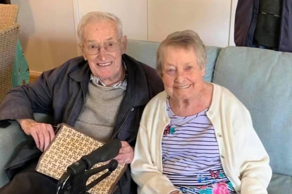 Florence and Graham Hansen, are both residents at Arcare Maidstone. 