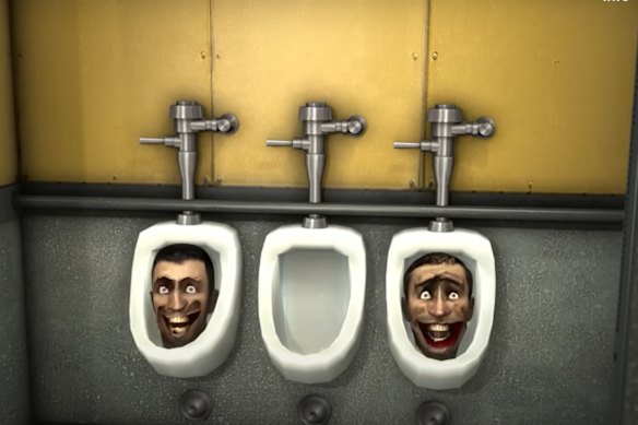 Skibidi: The word originated from the absurdist viral YouTube animation Skibidi Toilet.