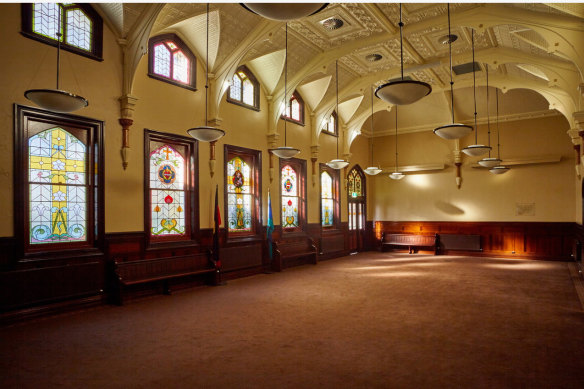 The chapel of what was the St Vincent's Boys' Orphanage in Cecil Street, South Melbourne.