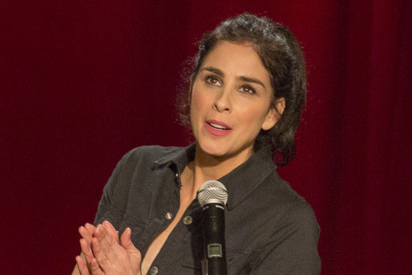 Comedian and actor Sarah Silverman.