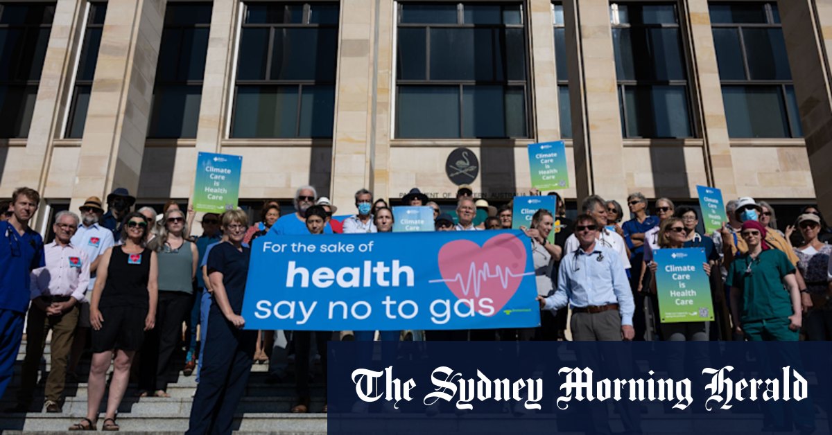 Doctors for the Environment Australia rally against new gas projects at WA's Parliament House - Vimarsana News