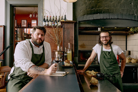 Loudon Cooper and Alexander Marano at Bar Midland, Castlemaine. 