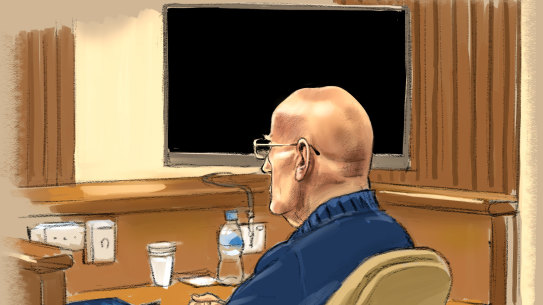 David Eastman in court.