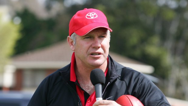 Former St Kilda player and ex-Richmond coach Danny Frawley.