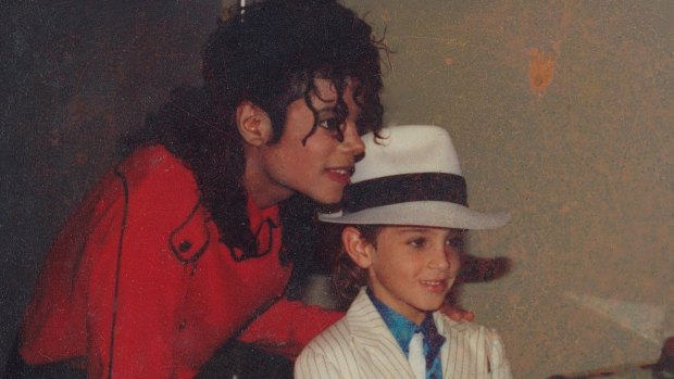 Michael Jackson with Wade Robson in Leaving Neverland.