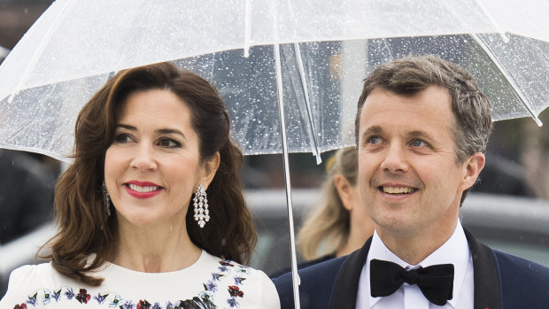 Crown Prince Frederik and Crown Princess Mary of Denmark.