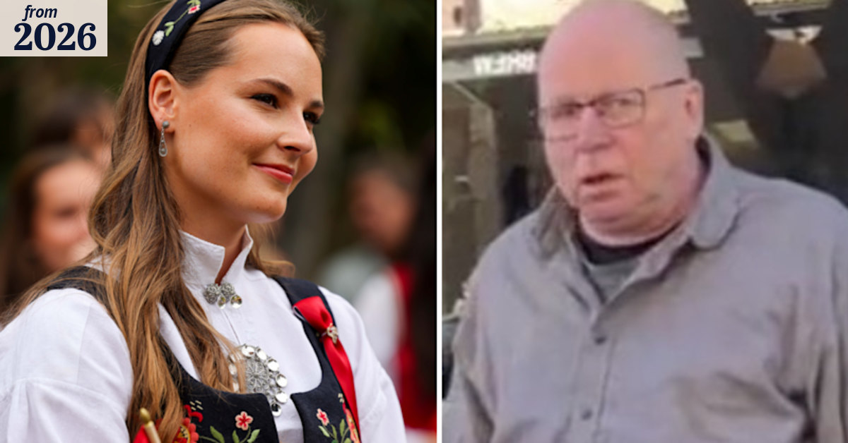 Man who sent card to Norwegian princess arrested after clashing with media