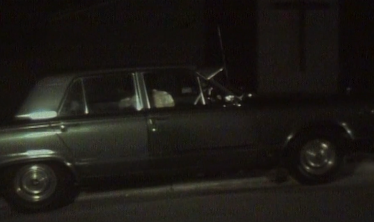 A car used in a reenactment coordinated by WA Police and 9News Perth in 1974.