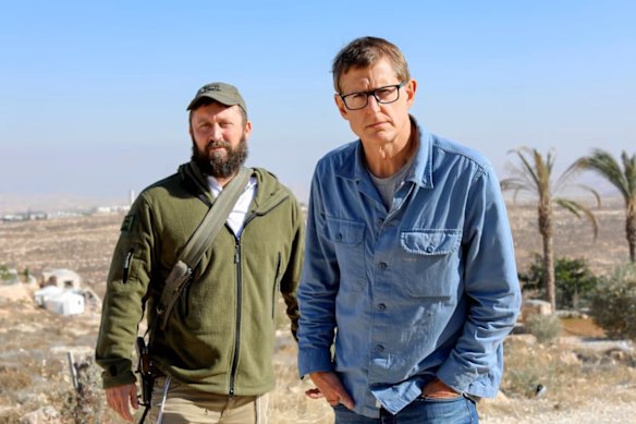 Louis Theroux (right) with Ari Abramowitz in The Settlers.