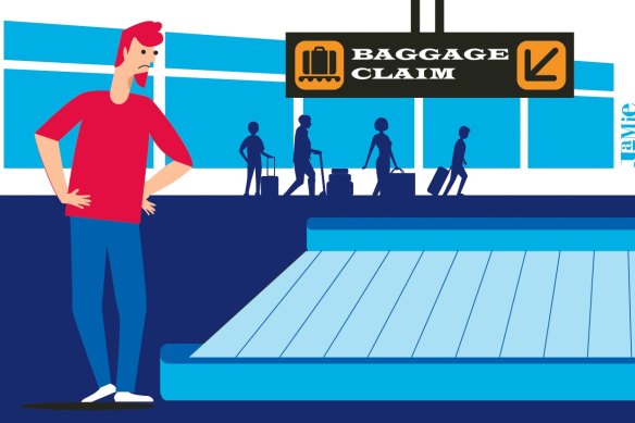 Hawaiian airlines damaged baggage store