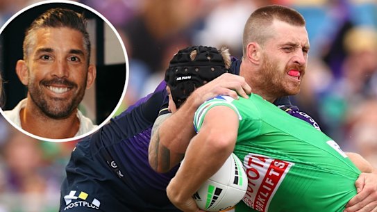 Cameron Munster is in no hurry to settle his playing future, says his manager Braith Anasta (inset).