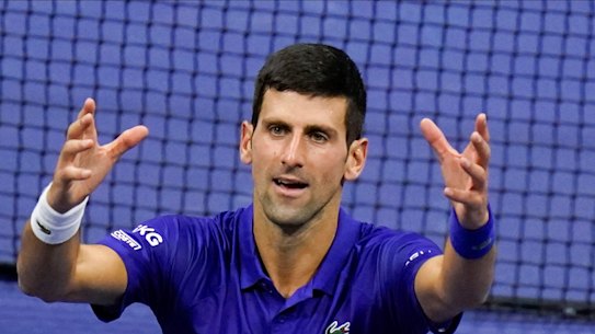 Tennis star Novak Djokovic. 