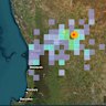 More than 500 felt reports have been recieved. 