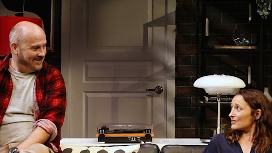 Glenn Hazeldine and Georgie Parker make an engaging odd couple.