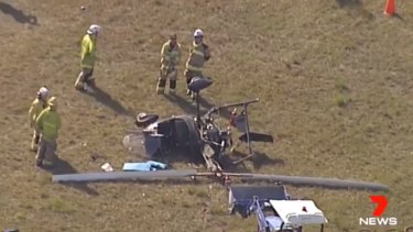 gyrocopter 40s crashes crashed airfield caboolture