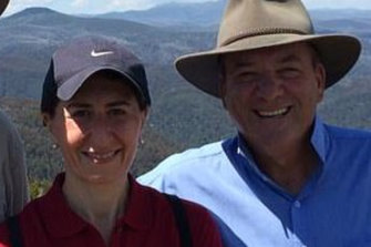 Gladys Berejiklian pictured with Daryl Maguire.