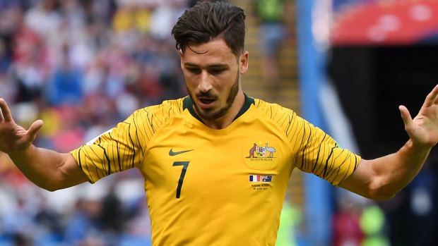 The Socceroos are sweating on Mathew Leckie's fitness.