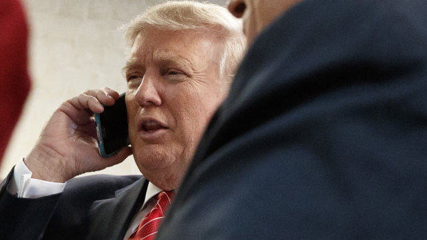 Who's listening? Donald Trump's indiscriminate use of his iPhone is causing concern among White House officials.