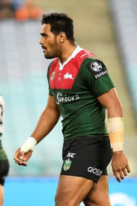 Jordan Mailata during his South Sydney days.