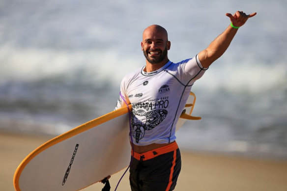 Kalani Lattanzi’s bodysurfing record is a 12-metre face at Nazare in Portugal.