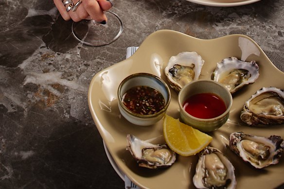 At 81 Bay wine bar, oysters are a staple of the menu.