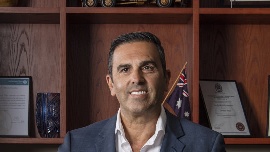 Sutherland Shire mayor Carmelo Pesce said he had grown into the role after initial doubts: "For the first two weeks, I said to myself ‘What have I done?’ I was drowning,"