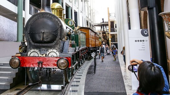 The Powerhouse Mueusm's Locomotive No. 1.