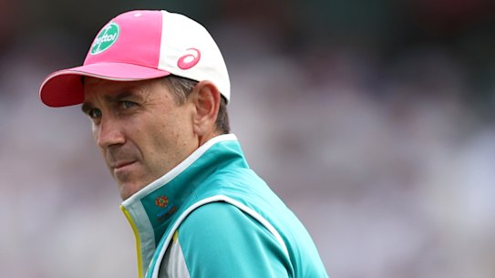 Justin Langer is firmly in English sights.