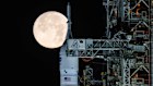 NASA’s Space Launch System and Orion spacecraft atop the mobile launcher at NASA’s Kennedy Space Centre in Florida on February 1.