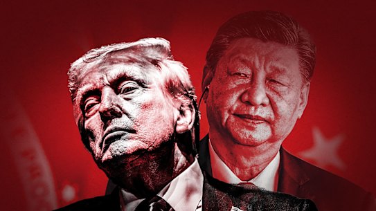 US President Donald Trump and Chinese leader Xi Jinping.