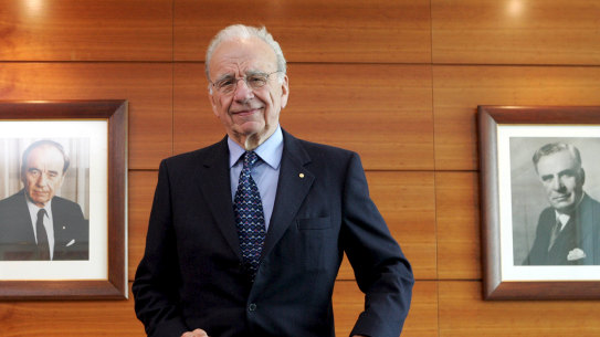 Chairman and CEO of News Corp Rupert Murdoch.