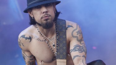 Former Red Hot Chili Peppers guitarist Dave Navarro.