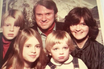 Bruce and Judith Baird with their three children Mike, Julia and Steve, who is the youngest.