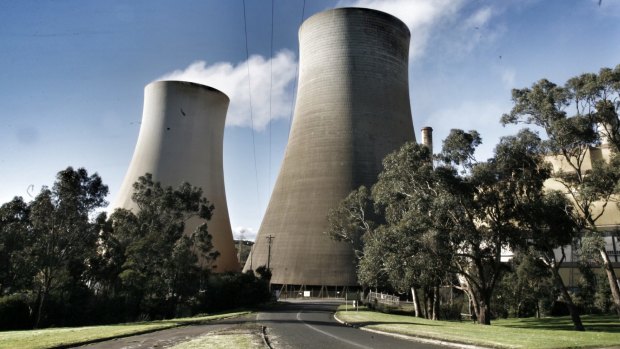 EnergyAustralia’s Yallourn coal-fired power plant in the Latrobe Valley.