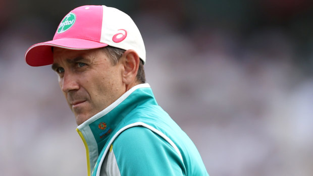 Justin Langer is firmly in English sights.